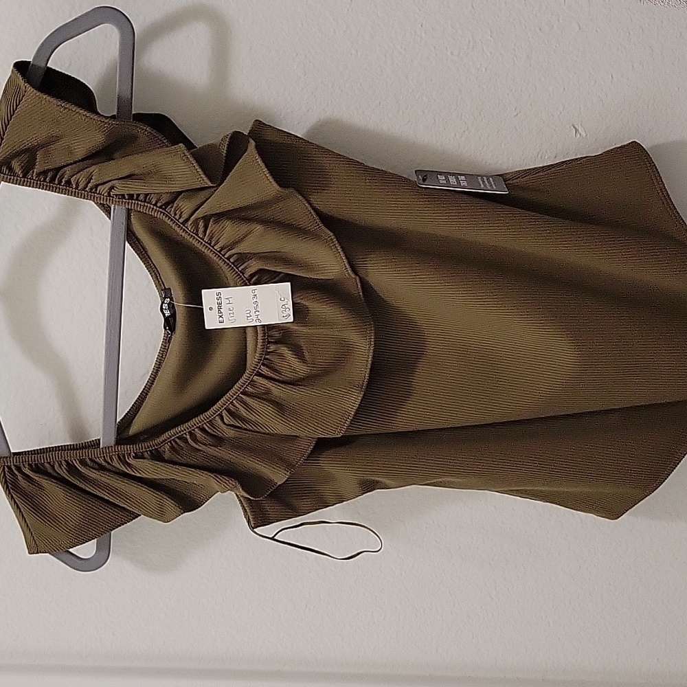 Express olive bodysuit